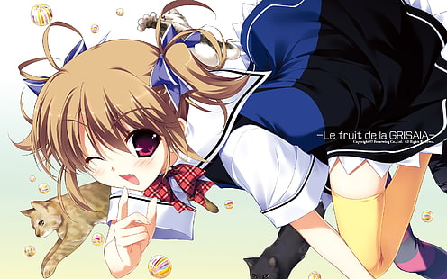 Anime, Grisaia (Seri), Grisaia No Kajitsu, Makina Irisu, Wallpaper HD HD wallpaper