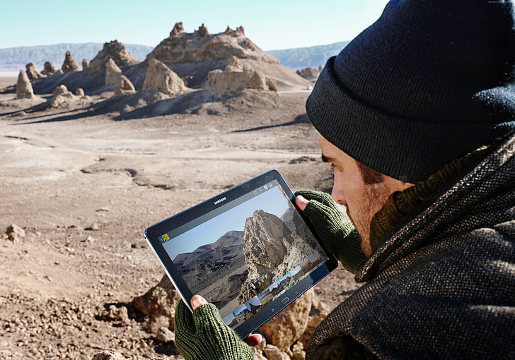 viagem, Best Tablets 2015, deserto, smartphone, Samsung GALAXY Tab S, revisão, HD papel de parede