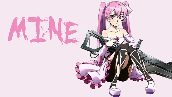 Женщина, держащая меч, аниме, обои для рабочего стола, Akame ga Kill !, Mine (Akame ga Kill), аниме девушки, аниме, HD обои HD wallpaper