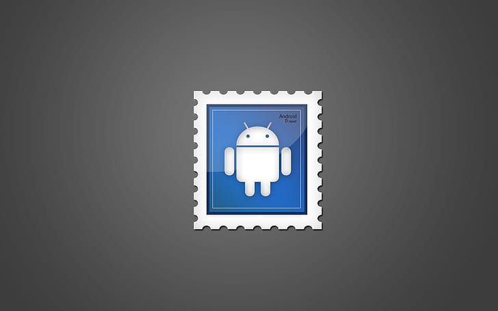 Android Stamp, teléfono, funcionamiento, gadget, logo de Android, Fondo de pantalla HD