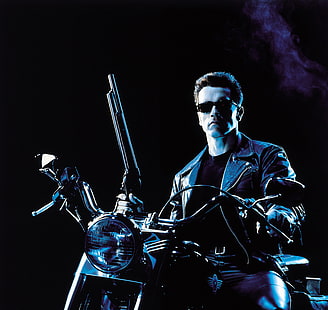 Arnold Schwarzenegger, Terminator 2: Hari Penghakiman, 4K, Wallpaper HD HD wallpaper