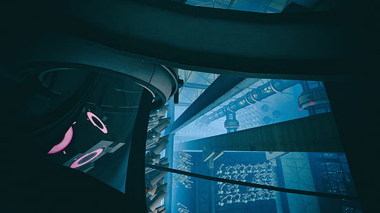 Portal (Spiel), Companion Cube, Aperture Laboratories, Screenshot, Videospiele, Portal 2, HD-Hintergrundbild HD wallpaper