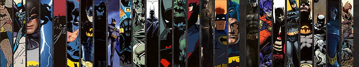 Бэтмен, герои, монитор, мульти, несколько, экран, тройной, HD обои