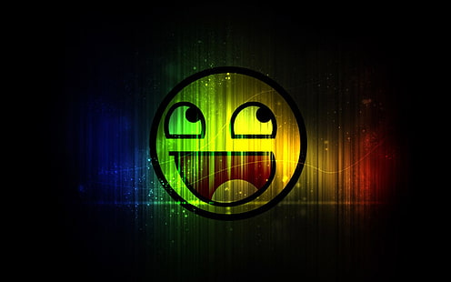 Ilustración de smiley emoji, Humor, Smiley, Fondo de pantalla HD HD wallpaper