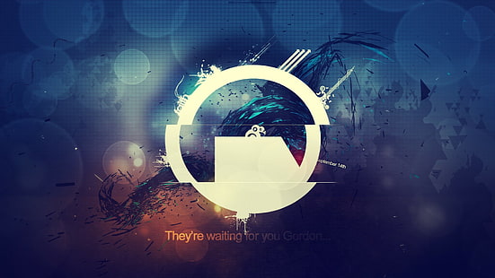 Typografie, Half-Life, Black Mesa, Videospiele, HD-Hintergrundbild HD wallpaper