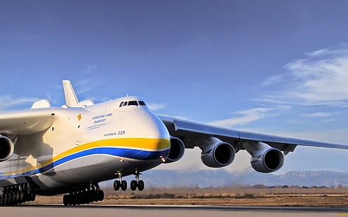 aircraft, Antonov An-225, airplane, outdoors, vehicle, HD wallpaper HD wallpaper