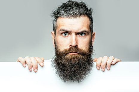  Men, Model, Beard, Blue Eyes, Face, Man, HD wallpaper HD wallpaper