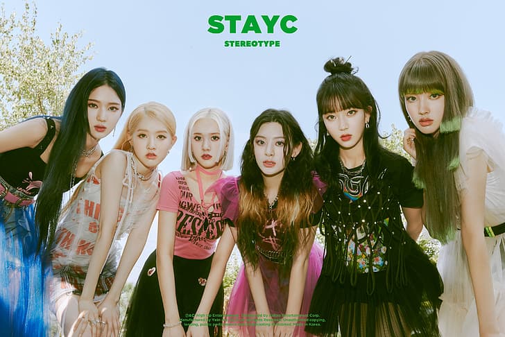 STAYC, K-pop, asiático, HD papel de parede