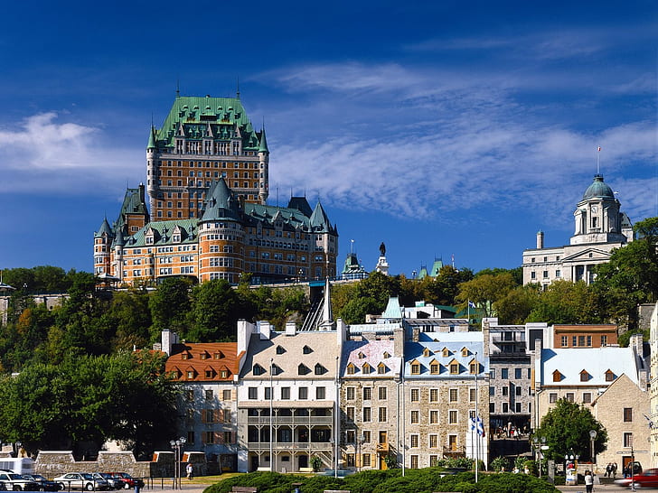 Quebec City Canada, Quebec, Cidade, Canadá, HD papel de parede