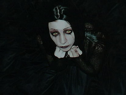 oscuro, niña, goth, goth loli, gótico, estilo, vampiro, mujeres, Fondo de pantalla HD HD wallpaper