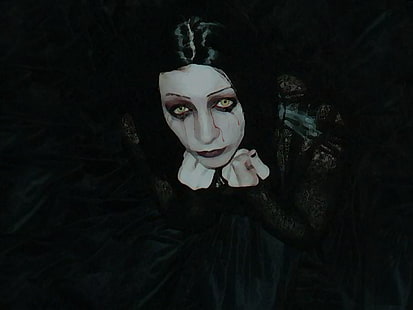 Dark, girl, goth, Gothic, loli, style, vampire, women, HD wallpaper HD wallpaper