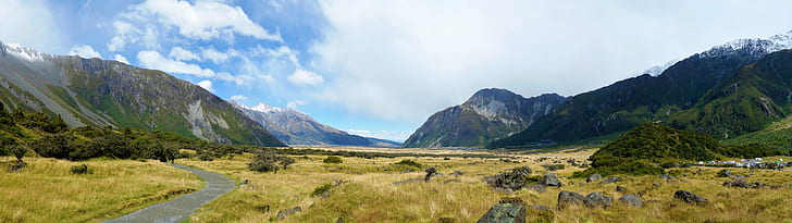dağlar, Mt Cook, Yeni Zelanda, HD masaüstü duvar kağıdı