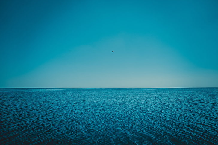 body of water, sea, horizon, sky, HD wallpaper
