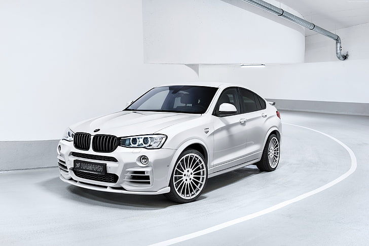 Hamann BMW X4, sportcar, branco, Geneva Auto Show 2016, HD papel de parede