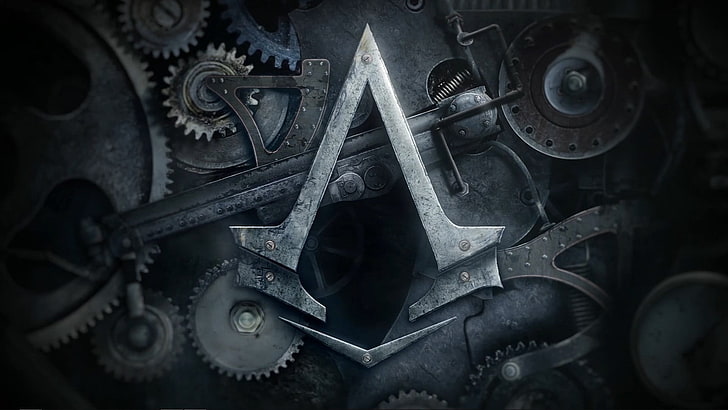 آلة موجهة باللونين الرمادي والأسود ، Assassin's Creed Syndicate ، steampunk ، آلة ، Assassin's Creed، خلفية HD
