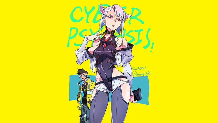 Cyberpunk: Edgerunners David Minimalist Wallpaper 8K #6071i