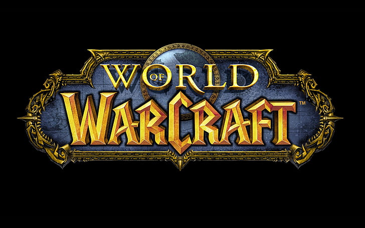 WoW-logotyp, world of warcraft, HD tapet