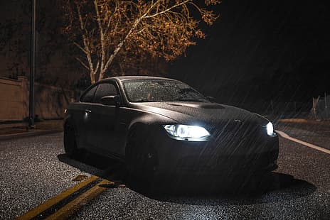 BMW, Rain, E92, M3, HD тапет HD wallpaper