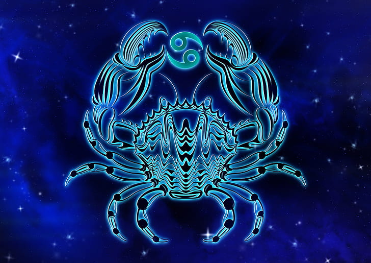 Künstlerisch, Tierkreis, Krebs (Astrologie), Horoskop, Sternzeichen, HD-Hintergrundbild