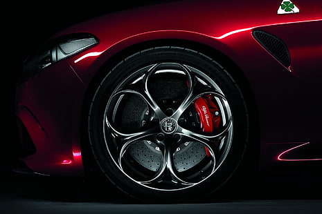 2016 Alfa Romeo Giulia Quadrifoglio, samochód, Tapety HD HD wallpaper