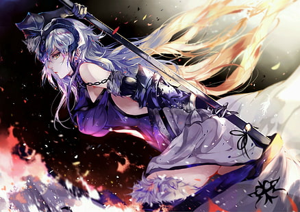 Serie Fate, Fate / Grand Order, Jeanne d'Arc Alter, Sfondo HD HD wallpaper