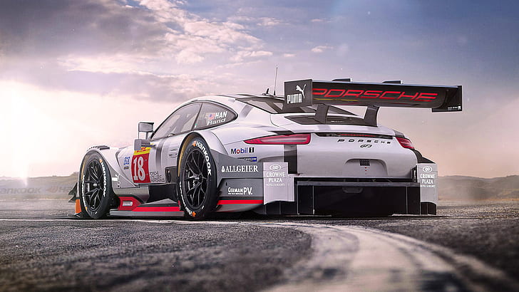 Race, Porsche, HD tapet