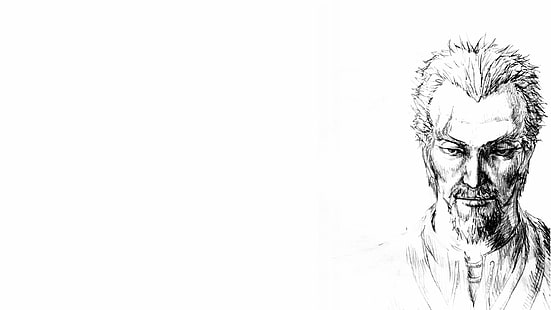 Аскелад, Винланд Сага, карандашный рисунок, HD обои HD wallpaper