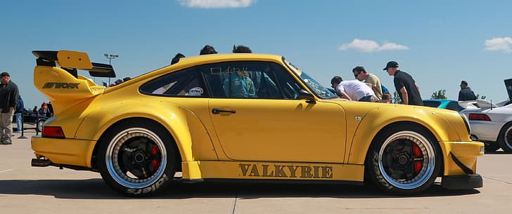 auto, auto d'epoca, supercar, Porsche 911 RWB, Sfondo HD
