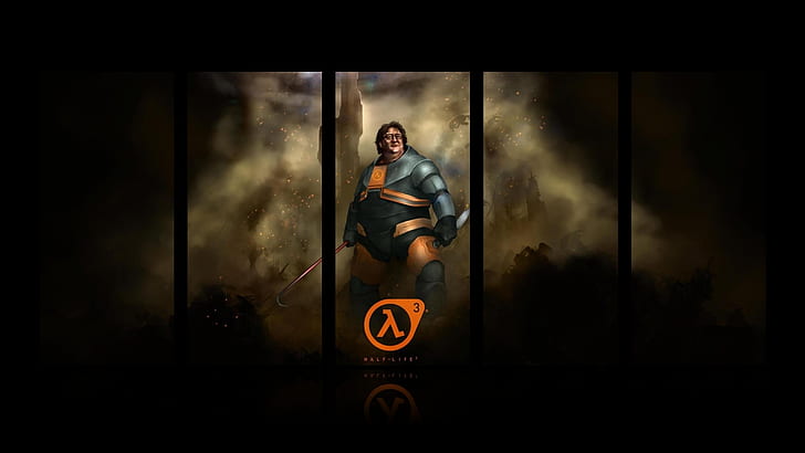Gabe Newell Half-Life Valve HD, video games, life, half, valve, gabe, newell, HD wallpaper