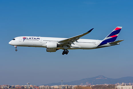 Airbus, Qatar Airways, A350-900, HD обои HD wallpaper