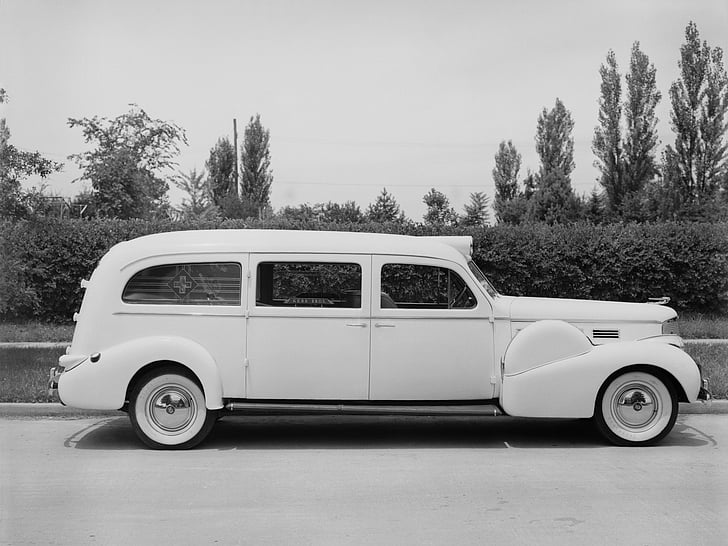 1938, 구급차, 캐딜락, 비상 사태, 유성, 복고풍, 시리즈 38 75, stationwagon, v 8, HD 배경 화면