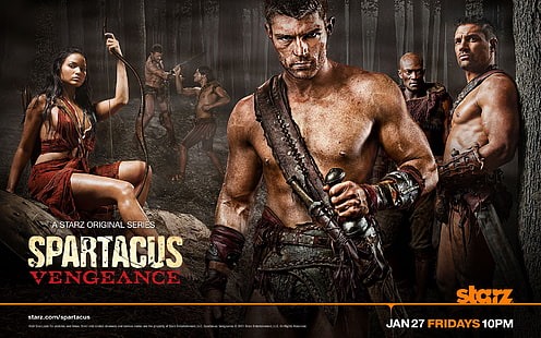 Spartacus: Hämnd, Spartacus, Hämnd, HD tapet HD wallpaper