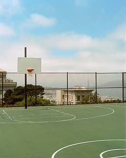 vertikal, Hochformat, Basketball, Basketballplatz, Sport, HD-Hintergrundbild HD wallpaper