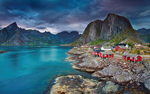 데스크탑 벽지 2560 × 1600를위한 Lofoten 노르웨이 여름 이미지, HD 배경 화면 HD wallpaper