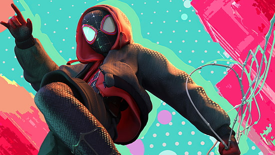 Film, Spider-Man: Into The Spider-Verse, Marvel Comics, Miles Morales, Spider-Man, Tapety HD HD wallpaper
