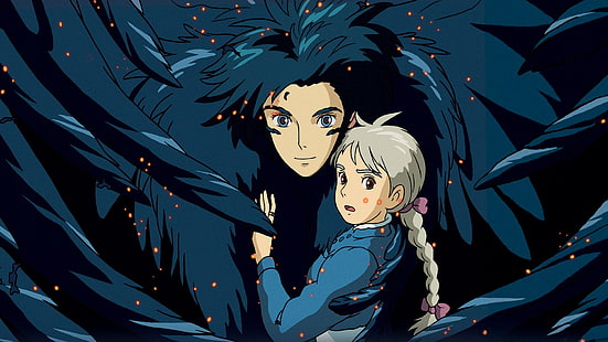 Howl anime Howls Moving Castle Studio Ghibli Sophie Hatter, Fondo de pantalla HD HD wallpaper