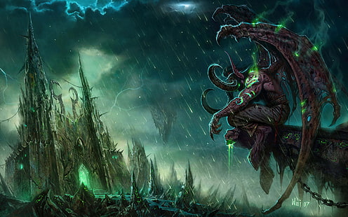 Juego de PC World of Warcraft, fondo de pantalla de terrorblade dota 1, mundo, juego, warcraft, Fondo de pantalla HD HD wallpaper