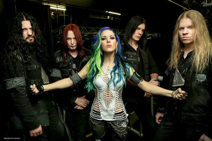 Metal, Melodic Death Metal, Arch Enemy, The Swedish group, Alissa White-Eye, Rock Band, Death metal, HD wallpaper