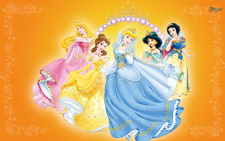 Pertunjukan gaun putri, Putri, Gaun, Disney, Wallpaper HD