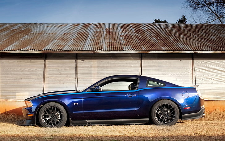 voiture, voitures bleues, Ford, Ford Mustang, Ford Mustang RTR, Fond d'écran HD