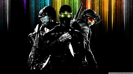 Tom Clancy's Ghost Recon, วิดีโอเกม, Tom Clancy's, Tom Clancy's Splinter Cell, Tom Clancy's Rainbow Six, วอลล์เปเปอร์ HD HD wallpaper