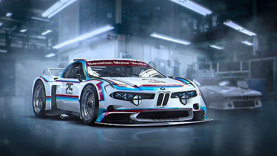 Koncepcyjny samochód przyszłości BMW 3.0 CSL, BMW, Concept, Future, Car, Tapety HD HD wallpaper