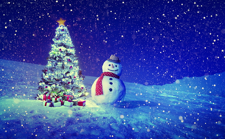 風景とクリスマスのお祝いhd壁紙無料ダウンロード Wallpaperbetter
