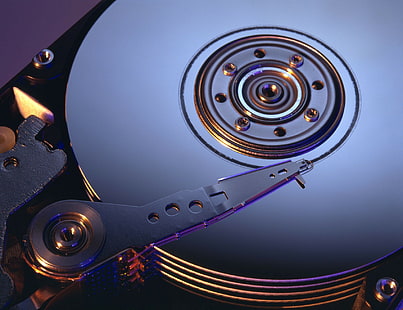 аппаратное обеспечение, жесткие диски, IT, компьютер, технология, фиолетовый, винты, HD обои HD wallpaper