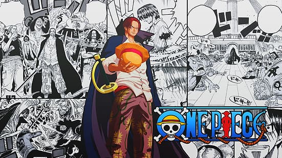 One Piece, Shanks, หมวกฟาง, วอลล์เปเปอร์ HD HD wallpaper