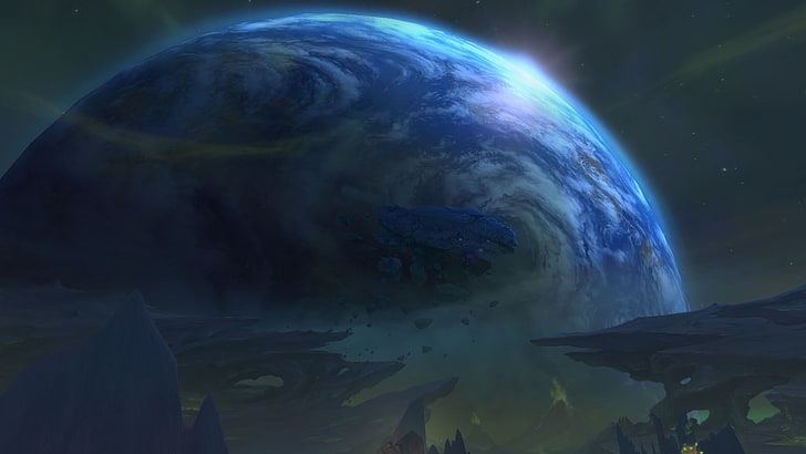 World of Warcraft: Legion و Argus و Azeroth في 7.3 ، ألعاب الفيديو، خلفية HD