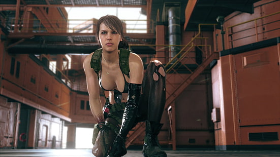 Metal Gear Solid, Metal Gear Solid V: The Phantom Pain, Quiet (Metal Gear Solid), HD wallpaper HD wallpaper