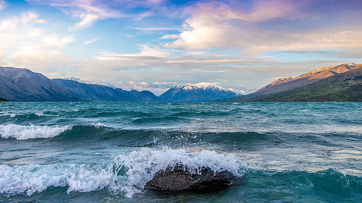 Meereswellen, Landschaft, Ultra HD, Meer, Wellen, HD-Hintergrundbild