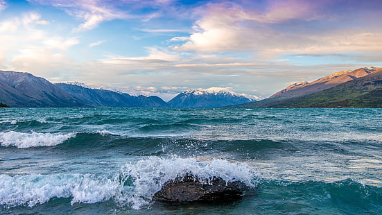 olas oceánicas, paisaje, Ultra HD, mar, olas, Fondo de pantalla HD HD wallpaper