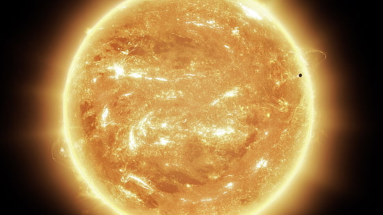 มุมมองระยะใกล้ของดวงอาทิตย์ดวงอาทิตย์อวกาศ, วอลล์เปเปอร์ HD HD wallpaper
